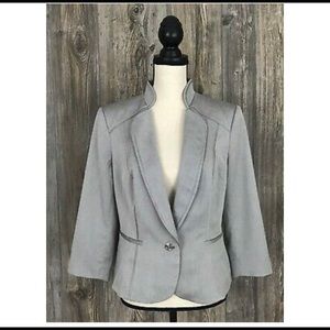 Gray Blazer. White House Black Market.